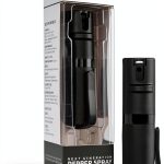 POM Pepper Spray Self Defense Pocket Clip Black-0
