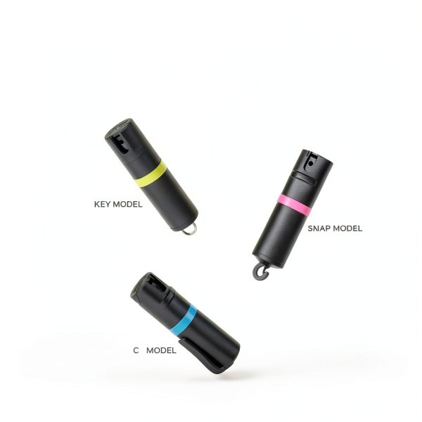 POM Pepper Spray Self Defense Pocket Clip Black-5