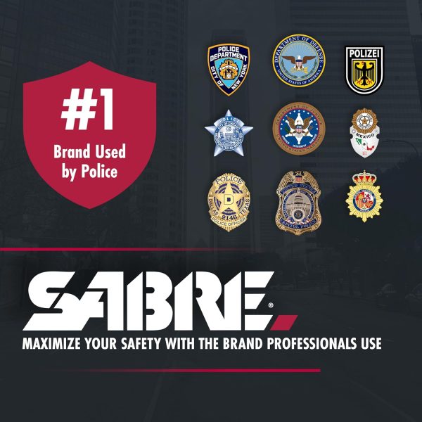 SABRE Pepper Gel with LED Strap Self Defense Unisex Adult-7