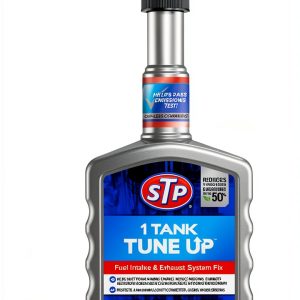 STP 1 Tank Tune Up Fuel Additive 12oz Emission Cut-0