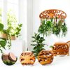 Rustic Flower Drying Rack Dipanist Mount Wooden-4