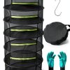 Herb Drying Rack Hanging 6-Layer 2ft Mesh with Zipper Seropy-0