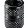 Tire Valve Stem Caps - 5 Pack Corrosion Resistant Premium Anodized Alloy Air Valve Caps Universal for Car SUV Bike Accessories Black-2