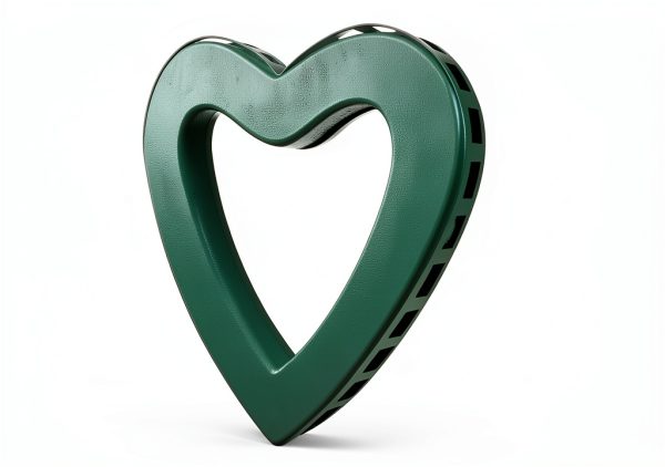 Cabilock Heart-Shaped Floral Holder 15.7" Suction Cup Plant Rack-2