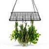 Herb Drying Rack Yohsnor Hanging Mesh Dryer 14.5x28in Black Portable-2