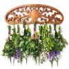 Rustic Flower Drying Rack Dipanist Mount Wooden-0