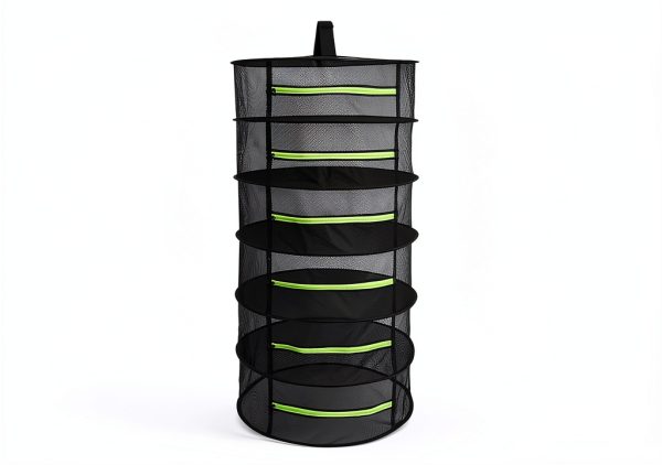 Herb Drying Rack 2 PCS 6‑Layer Mesh Hanging with Zipper – Tanzfrosch-2