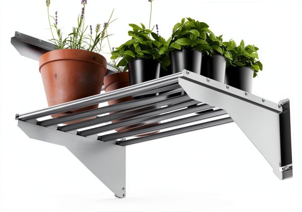 Palram Canopia Heavy Duty Shelf for Greenhouse Large Silver-4