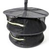 Herb Drying Rack MIATTCLD Foldable 2‑Layer Hanging Mesh – 24in Black-2