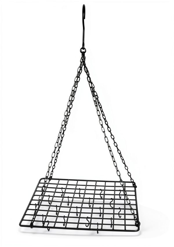 Herb Drying Rack Yohsnor Hanging Mesh Dryer 14.5x28in Black Portable-1