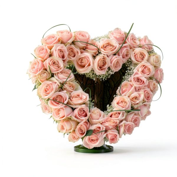Cabilock Heart-Shaped Floral Holder 15.7" Suction Cup Plant Rack-6