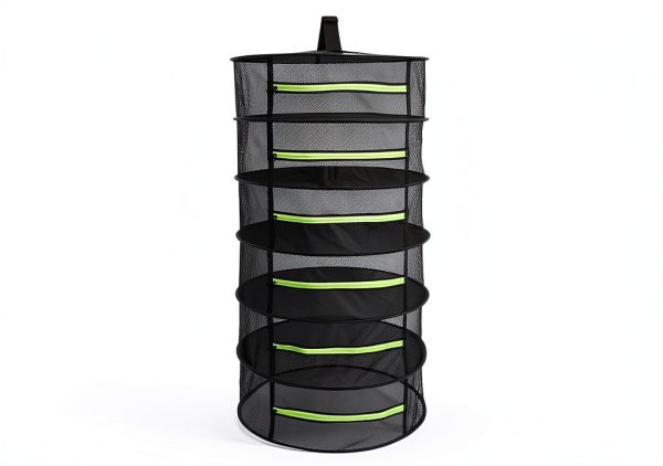 Herb Drying Rack 2 PCS 6‑Layer Mesh Hanging with Zipper – Tanzfrosch-5