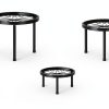 Plant Stands 5-Pack Heavy-Duty Metal Riser Black for Outdoor Garden-1