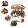 Rustic Flower Drying Rack Dipanist Mount Wooden-2