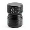 Tire Valve Stem Caps - 5 Pack Corrosion Resistant Premium Anodized Alloy Air Valve Caps Universal for Car SUV Bike Accessories Black-0