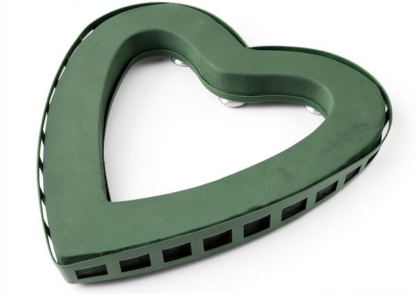 Cabilock Heart-Shaped Floral Holder 15.7" Suction Cup Plant Rack-0