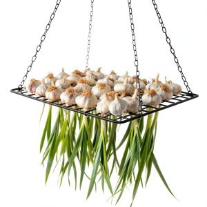 Herb Drying Rack Yohsnor Hanging Mesh Dryer 14.5x28in Black Portable-0