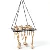 Herb Drying Rack Yohsnor Hanging Mesh Dryer 14.5x28in Black Portable-3