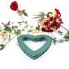 Cabilock Heart-Shaped Floral Holder 15.7" Suction Cup Plant Rack-7