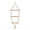 Herb Drying Rack 3 Tier Boho Hanging Floradrift Wooden Plant Rack-1