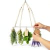 Herb Drying Rack 4 Pack Threehoney Boho Organizer with 32 Hooks-6