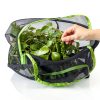 Herb Drying Rack Coloch Mesh with Zipper 6 Layer 23.6x47 Black-5