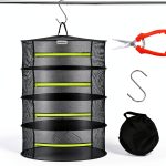Herb Drying Rack - Breathable Mesh, Hanging with Zipper for Plants, Seeds, and Buds-0