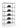 Indoor Greenhouse 6-Tier Plant Stand with Grow Lights, Fully Covered, Thermometer & Timer | 5 Sets T8 Lights, Perfect for Seedlings & Flowering, 30" L x 14" W x 72" H-6