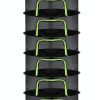 Herb Drying Rack Coloch Mesh with Zipper 6 Layer 23.6x47 Black-3