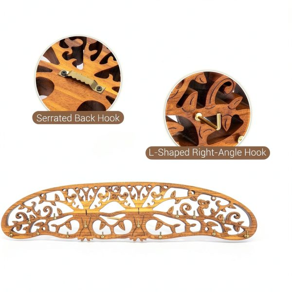 Herb Drying Rack AquaLume Rustic Wall Mount Rack for Kitchen Garden-1