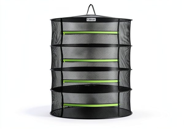 Herb Drying Rack - Breathable Mesh, Hanging with Zipper for Plants, Seeds, and Buds-2