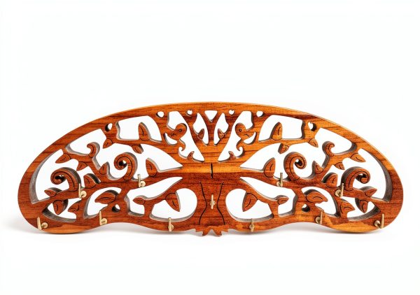 Herb Drying Rack AquaLume Rustic Wall Mount Rack for Kitchen Garden-5