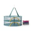 Herb Drying Rack MECCANIXITY 24" 2‑Layer Green Mesh Net with Zipper-1